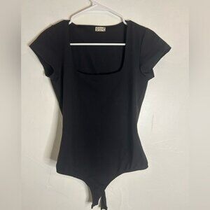 Free people square neck bodysuit